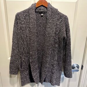 Barefoot Dreams Cozy Chic Fluffy Warm Open Front Cardigan Women’s Size XS
